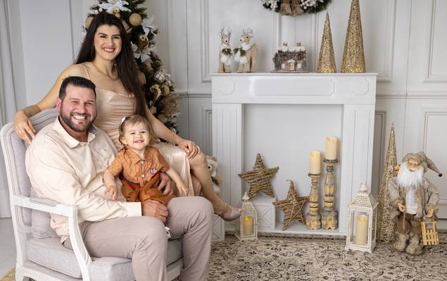 Família de Jéssica e família - Memórias de Natal