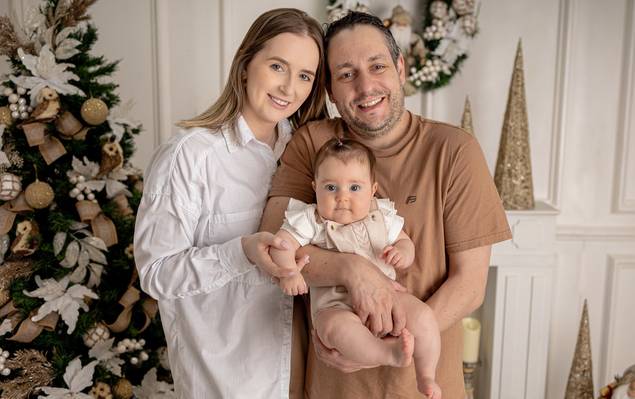 Família de Alessandra e família - Memórias de Natal