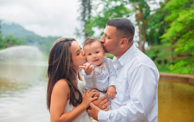 Ensaio Casal de Rayele & família - Ensaqio Natal