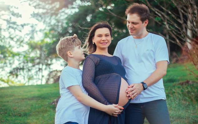 Ensaio Gestante de Vanessa & família
