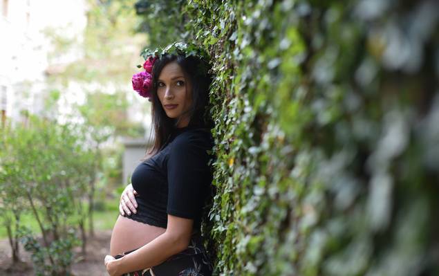Maternidade de Karla esperando Bento