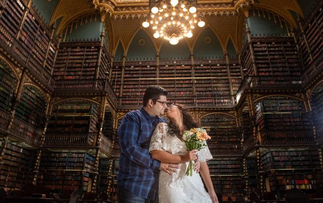 Casal de VANESSA E THIAGO - BIBLIOTECA REAL PORTUGUESA