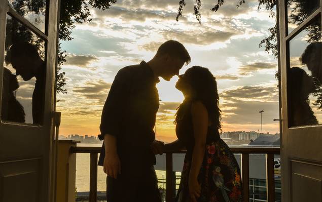 Casal de THAIS E LEON - BRASIL E INGLATERRA 