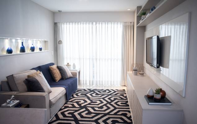 FOTO AMBIENTE de DECOR SALA DE ESTAR E JANTAR