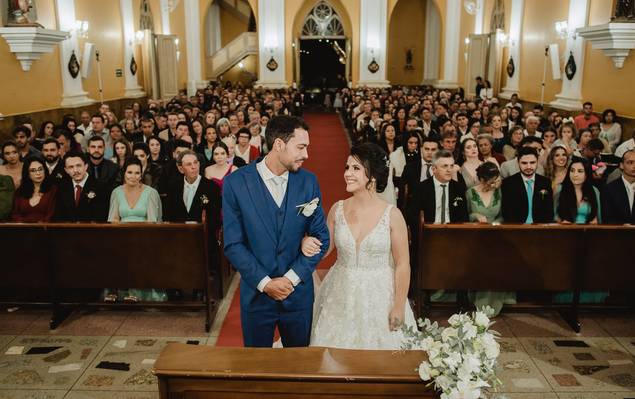 CASAMENTO EM IGREJA de Gabriela&Tiago - Cerimônia