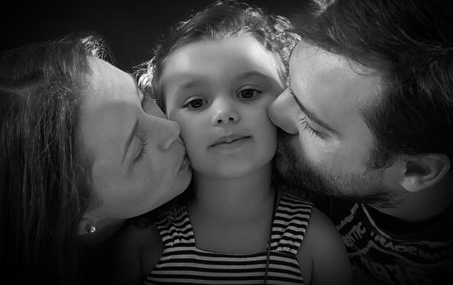Fotos em Estúdio  de Ensaio Família