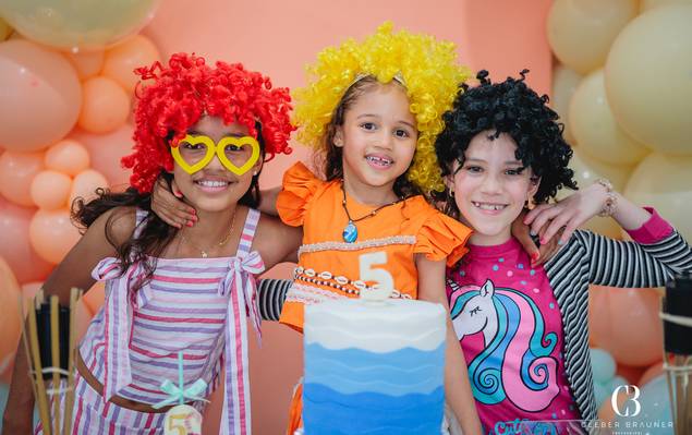 Infantil de Aniversário 5 Anos Giovanna