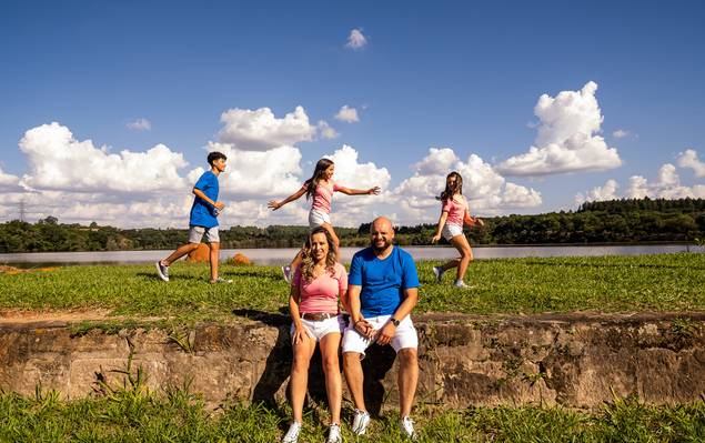 Ensaios de Ensaio Pre Wedding e de Familia da Ana e do Enio realizado na Fazenda Ipanema em Sorocaba