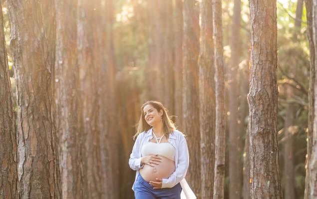 Família de Ensaio de Gestante no Parque do Ibirapuera da Cris e do Danilo