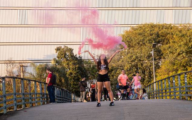 15 anos  de Ensaio da Debutante Giovanna realizado no Parque do Ibirapurera 
