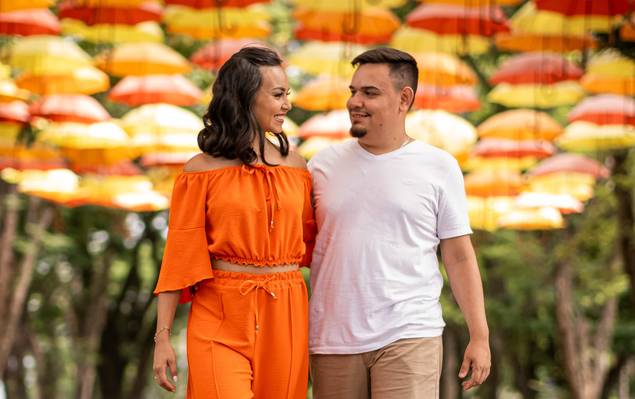 Ensaios de Ensaio Pre Wedding realizado em Holambra da Andressa e do Murilo