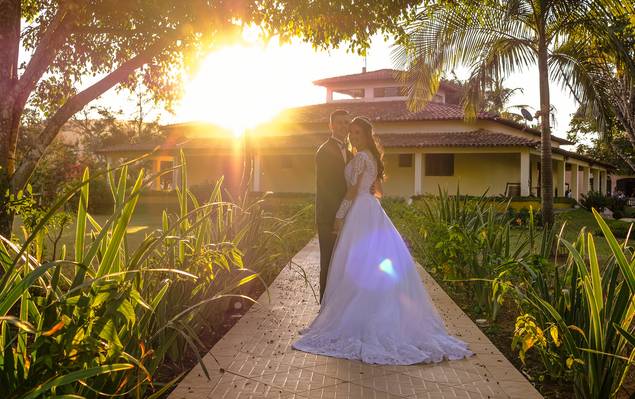 Casamento de Casamento da Ana e Warrison realizado no Espaço Romance 