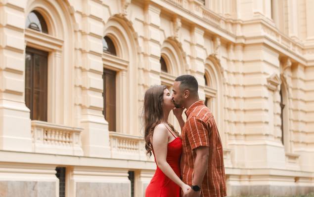 Pré Wedding de Pré Wedding - Carol e Luiz - Museu do Ipiranga