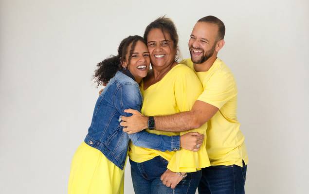 Família de Inês, Felipe e Jade