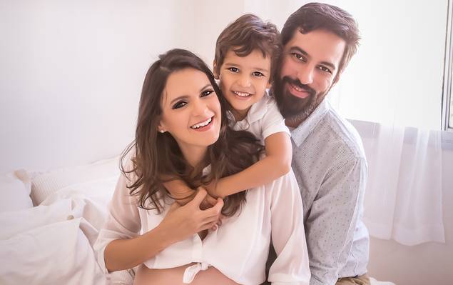 Gestante de Samantha e Gibran = Bento e Francisco