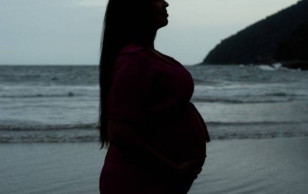 Gestante de A espera da Ana Julia