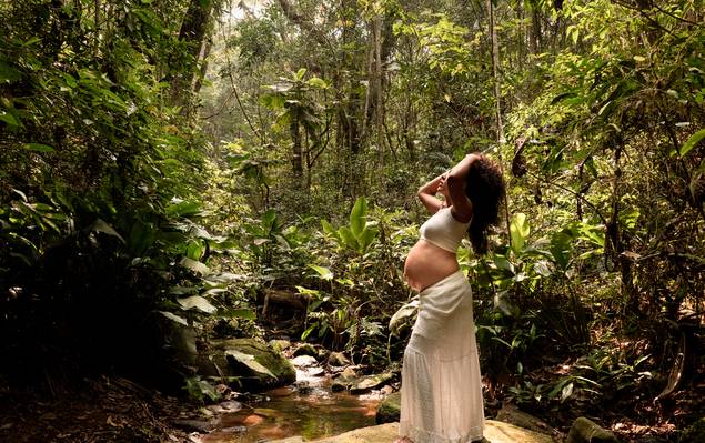 Gestante de A espera da Cecília