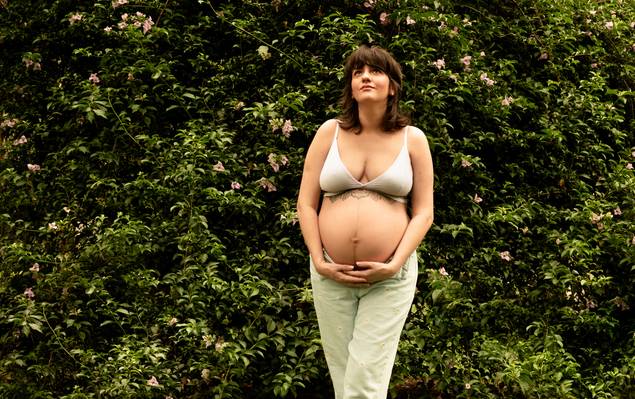 Gestante de A espera da Maria Luiza