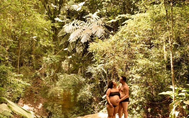 Gestante de A espera da Laura