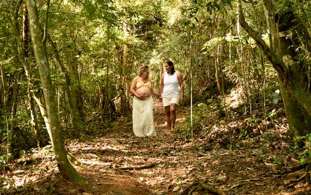 Gestante de A espera de Layla