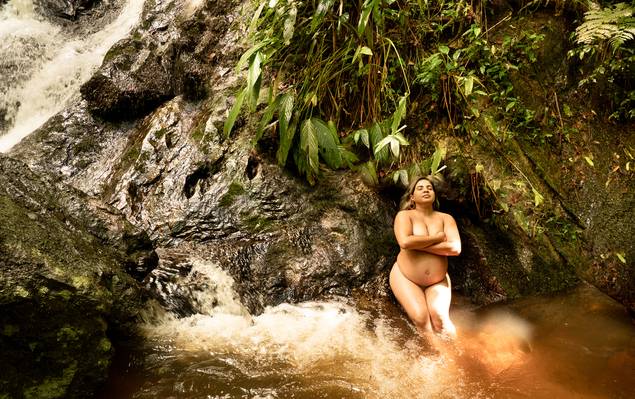 Gestante de A espera do Cauê