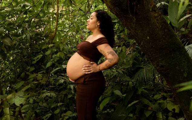 Gestante de A espera da Amelí