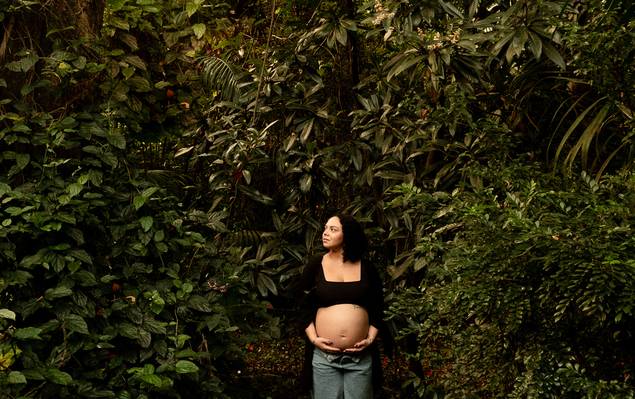 Gestante de A espera da Stella