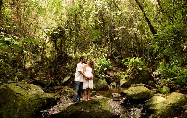 Gestante de A espera da Lavínia