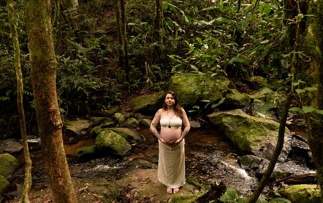 Gestante de A espera do Francisco