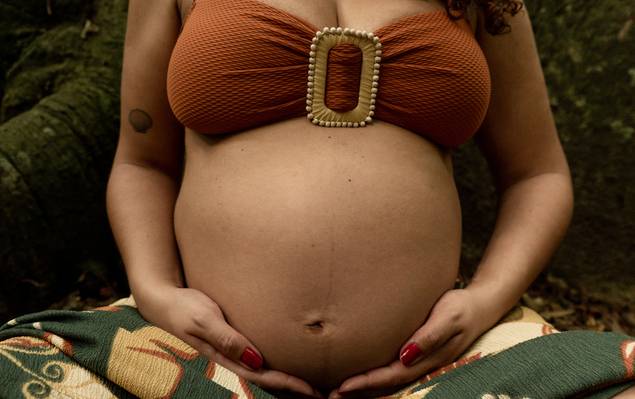 Gestante de A espera do Malik