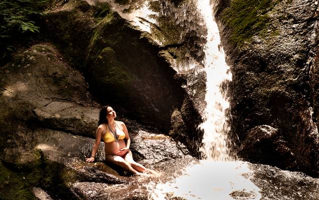 Gestante de A espera da Isis