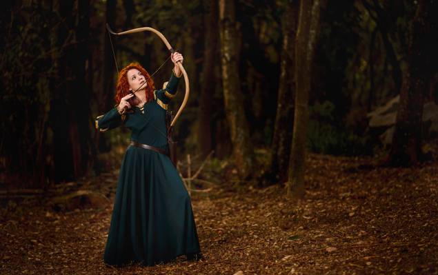 Ensaio de Ensaio Patrícia - Cosplay Merida