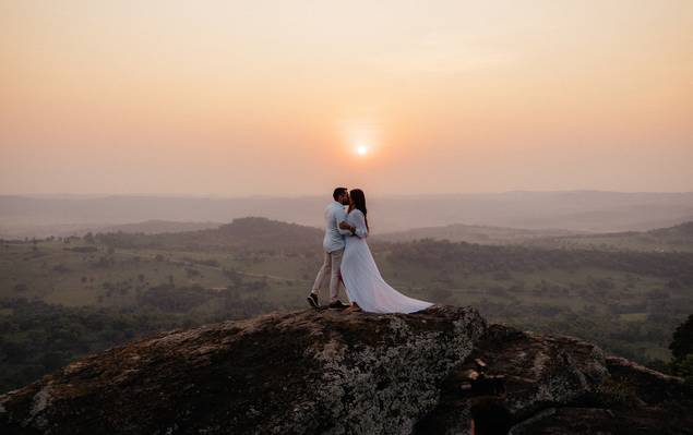 Ensaio de Casal de Deborah e Elizaldo