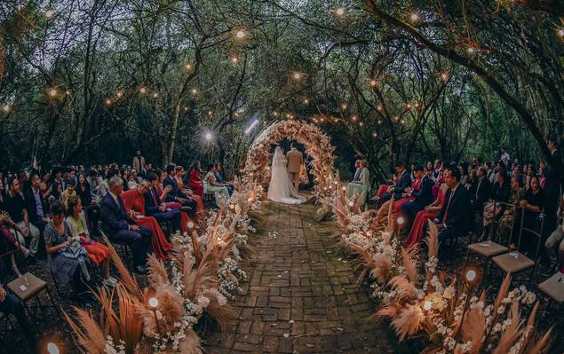 Casamento de Casamento no Campo
