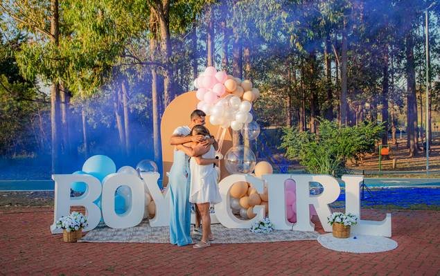 CHÁ REVELAÇÃO de Uma doce e feliz espera