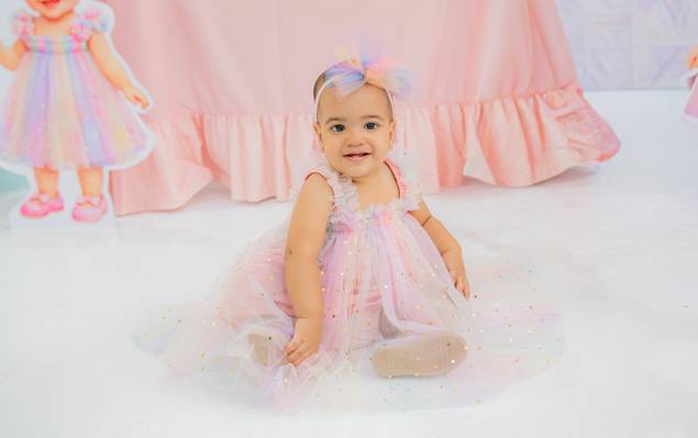 Festa infantil de 1 ano Luna