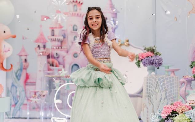 aniversário de Fotografia de aniversário Infantil: Manu 9 anos – Um mergulho em um mundo encantado!