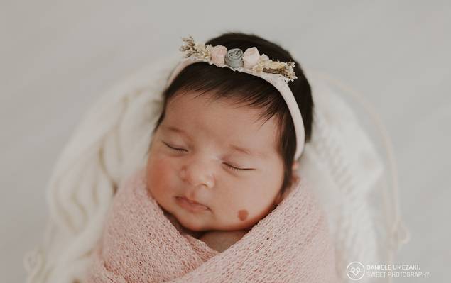 newborn de Ensaio Newborn da Alana - Estúdio fotográfico em Mogi das Cruzes