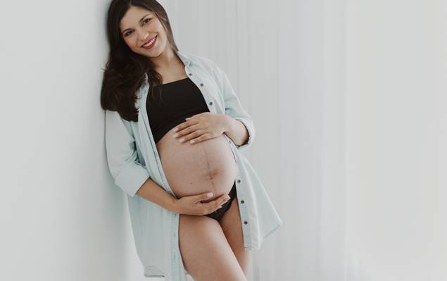 Ensaio Gestante em Estúdio de Ensaio Gestante da Amanda 