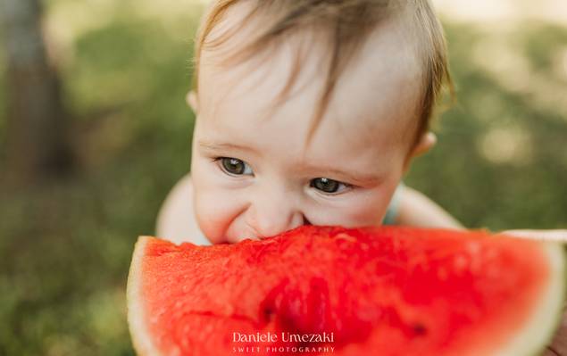 Smash The Cake  de Smash the Fruit do João | Ensaio de 1 Ano ao Ar Livre