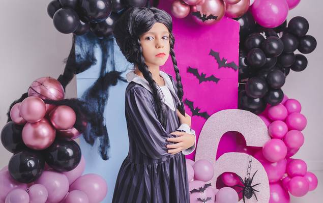 infantil de Ana Luisa 6 anos (Wandinha)