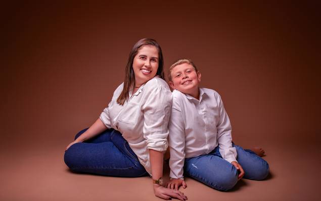 Dia das Mães de Janaína e Davi  