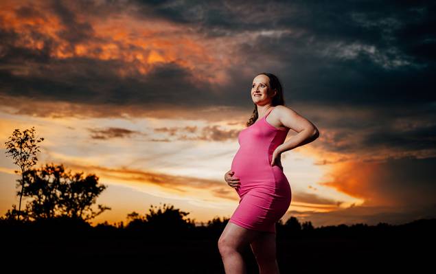 Gestante de Ensaio Gestante Cris e Chico