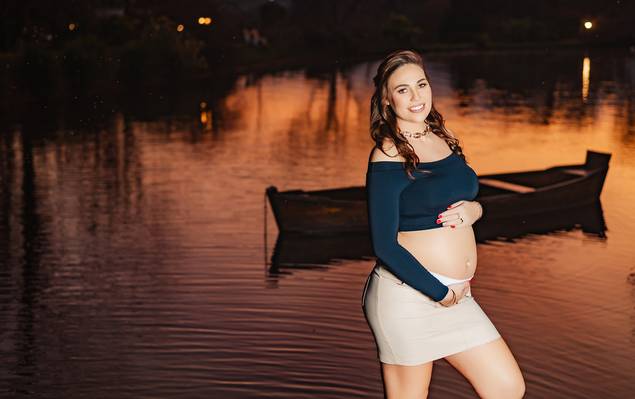 Gestante de Ensaio Gestante Deise e Éder