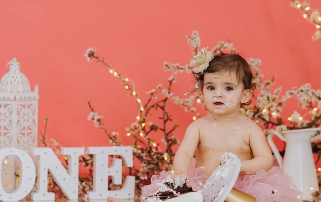 Smash Cake de Matilde 