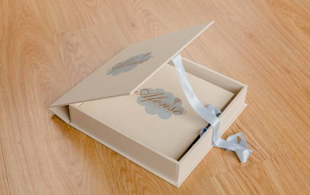 Produtos de Álbum 25x25 Batizado Afonso | White + CAIXA 25X25  + Pen Drive de Cristal