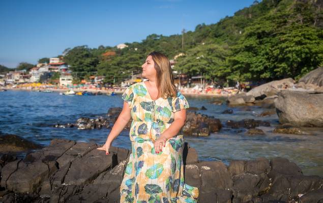 Ensaio fotogáfico de Ensaio fotográfico na praia de Itaipú