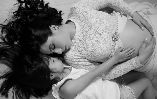 Gestante de A doce espera da Lívia