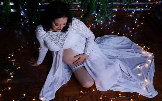 Gestante de A doce espera de Micaella