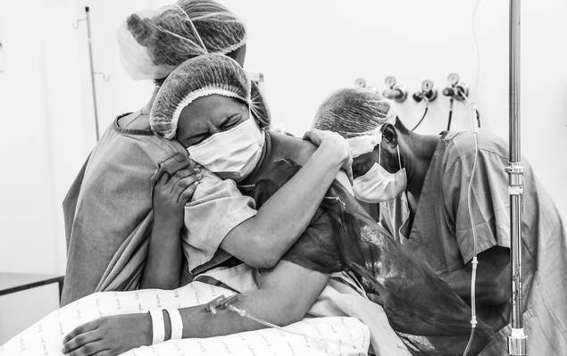 Fotografia de Parto de Nascimento Manuela